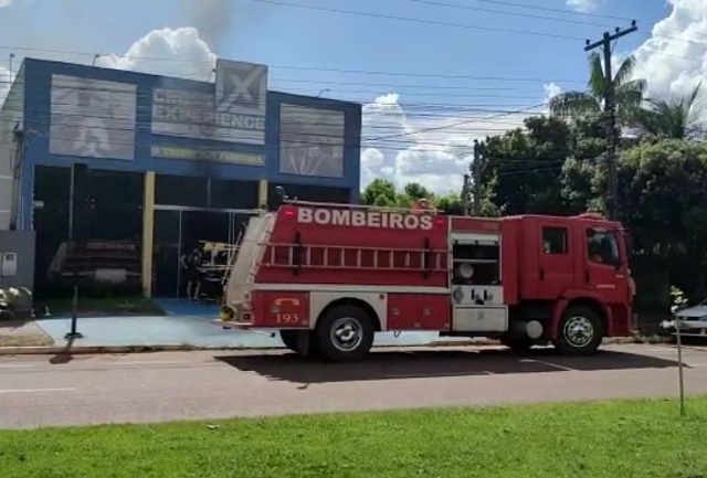 Incêndio atinge academia em Sinop