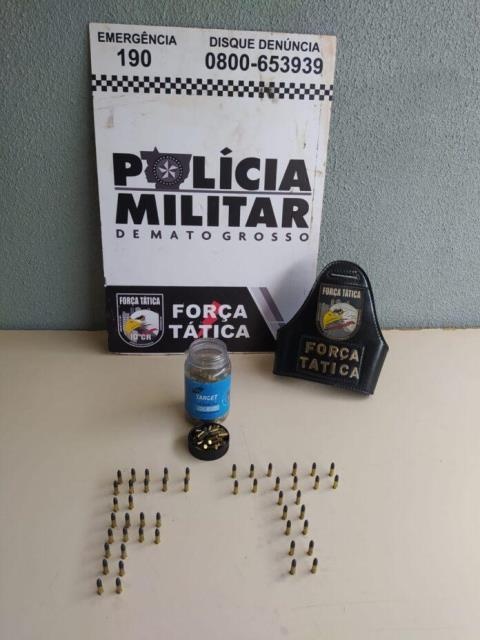 Homem é preso pelo porte ilegal de 500 munições