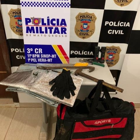 PM e PJC desarticulam quadrilha e frustram furto à agência bancária em Vera