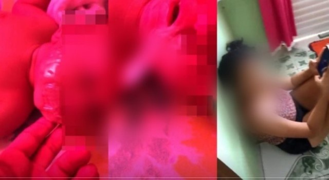 Bebê amordaçada pela mãe é levada para abrigo em Sinop