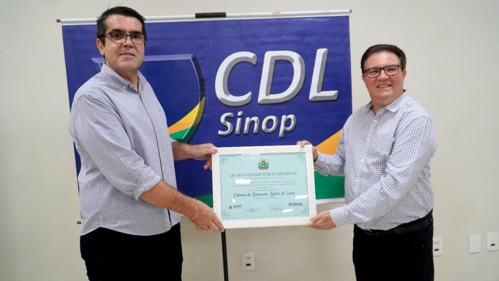 CDL Sinop recebe oficialmente certificado de entidade de utilidade pública