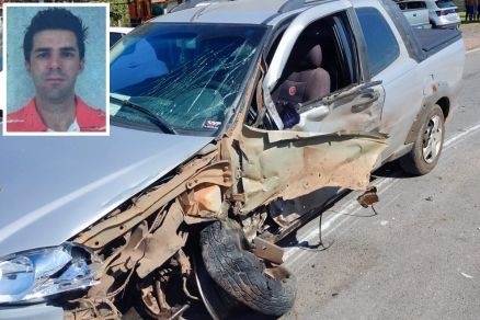 Motoqueiro morre após colidir de frente com Fiat Strada na MT-251