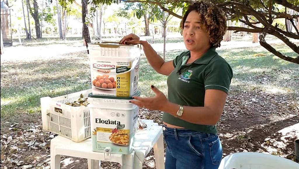 Composteira artesanal de folhas secas é uma opção sustentável para evitar queimadas urbanas