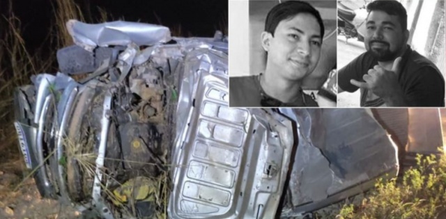 Acidentre entre moto e caminhonete mata dois irmãos na BR-163