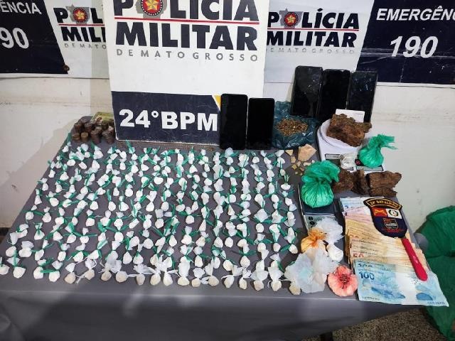 PM prende homem com mais de 200 porções de drogas