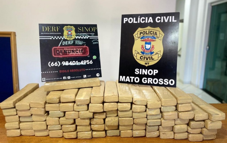 Mais 85 tabletes de maconha avaliados em R$ 1,5 milhão são apreendidos em chácara