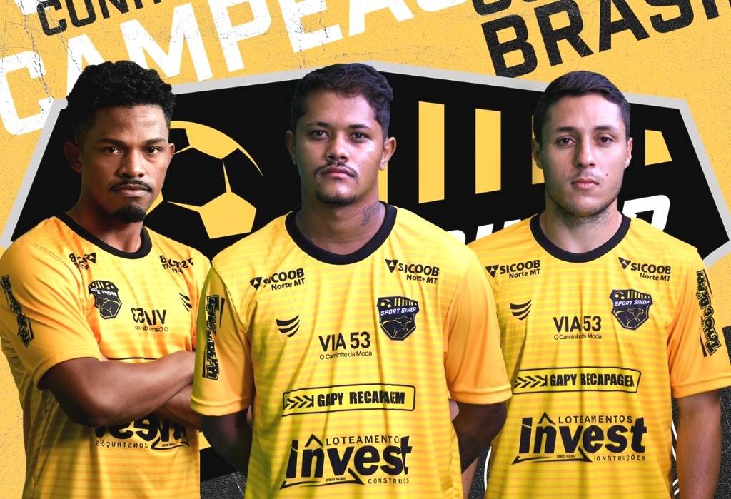 Sport Sinop apresenta o trio de reforços pontuais do setor ofensivo
