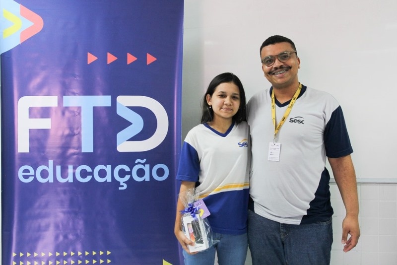 Aluna do Sesc Escola Cuiabá vence competição nacional da FTD com 1 milhão de participantes