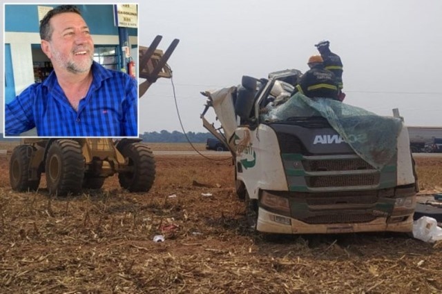 Motorista morre após tombar caminhão em rodovia no interior