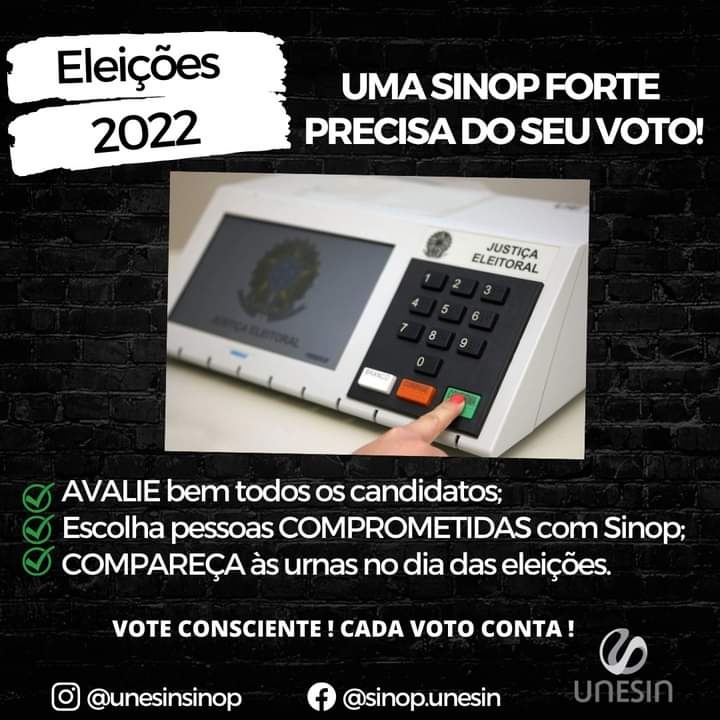 Unesin alerta: uma Sinop forte precisa do seu voto!