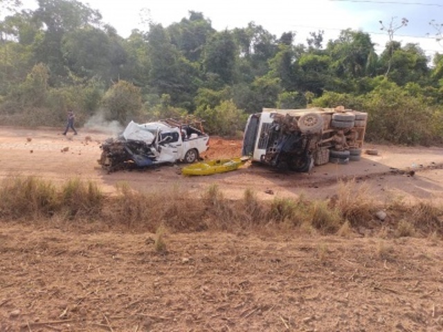 Colisão mata quatro pessoas em zona rural de Sinop