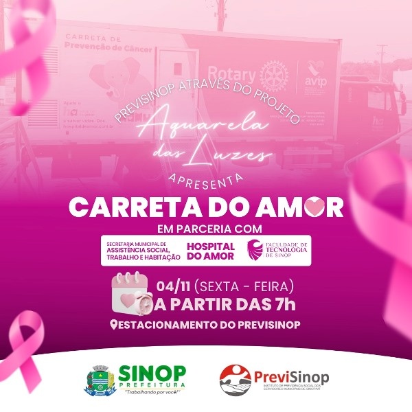 PreviSinop realizará exames preventivos e mamografias para servidores ativos e aposentados nessa sexta