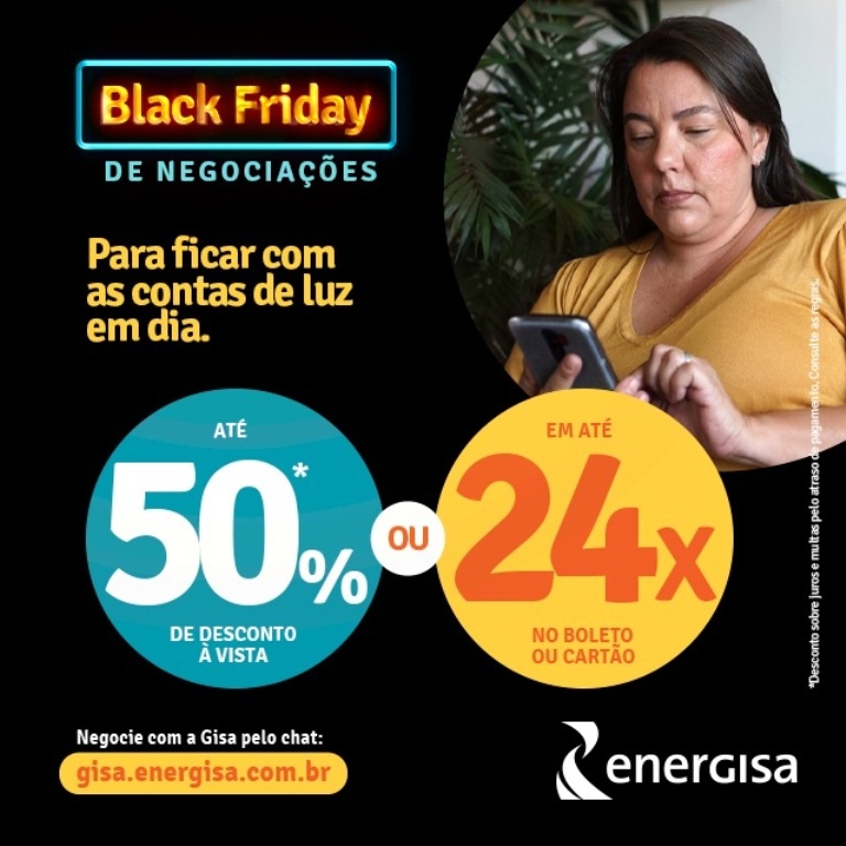 Clientes podem negociar conta de energia em aberto com desconto de feirão