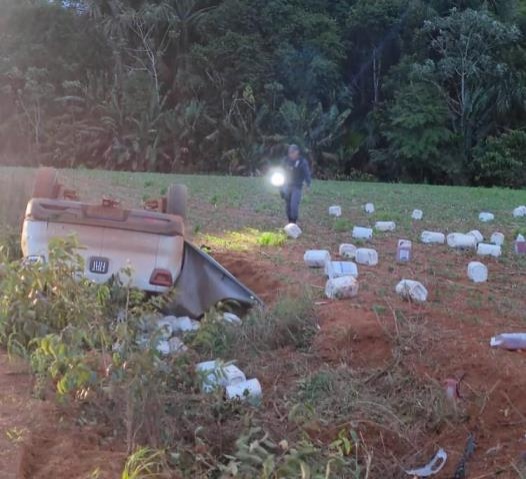 Polícia Militar recupera 78 galões de defensivos agrícolas