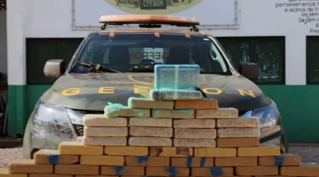 Polícia apreende droga avaliada em R$ 2,7 milhões na fronteira