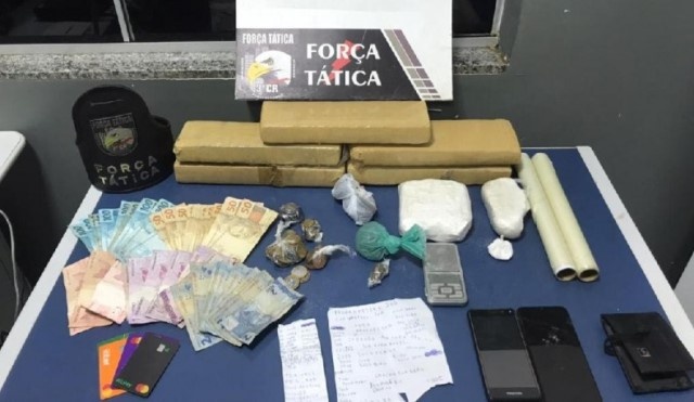 Casal é preso com drogas e dinheiro em Sinop