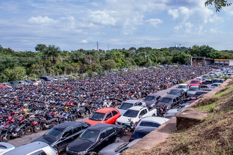 Detran-MT recicla mais de 28 mil veículos inservíveis e leiloa 5 mil em quatro anos