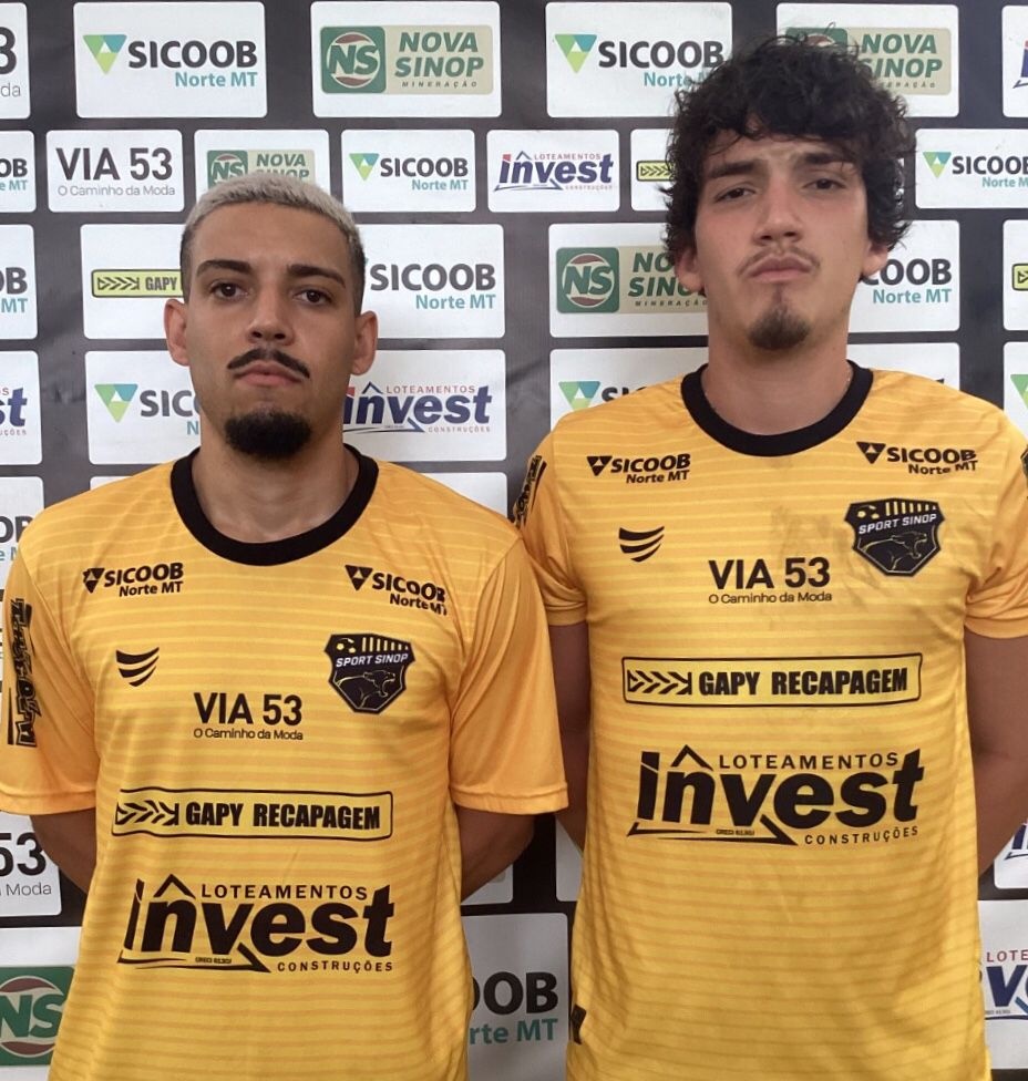 A diretoria do Sport Sinop anuncia mais dois reforços