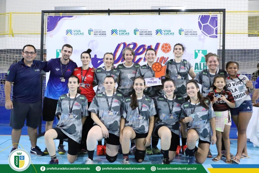 Mais de 15 equipes da região participam do Open Lucas do Rio Verde de Handebol