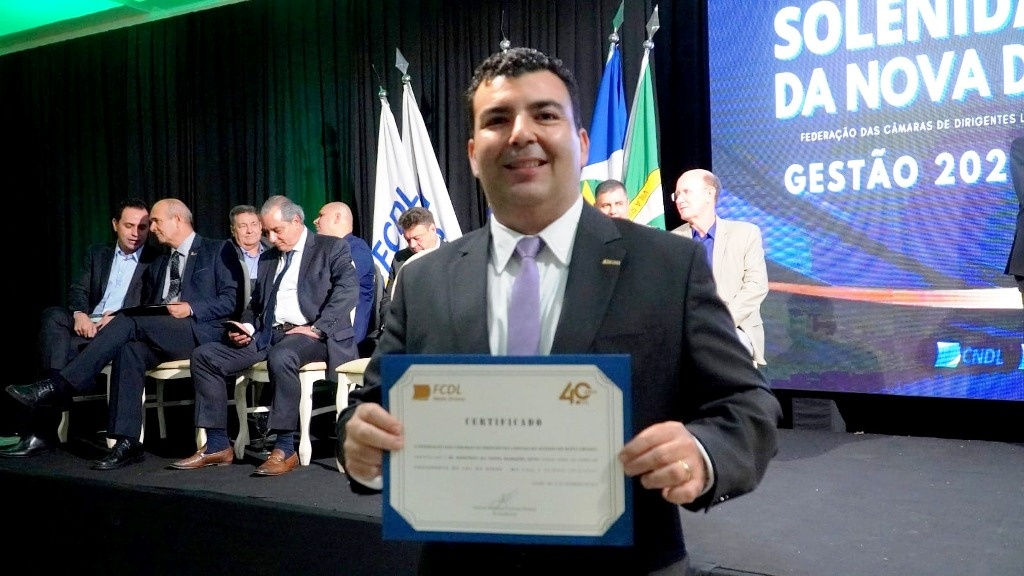 Diretoria da FCDL-MT assume mandato com diretor de Sinop representando o Nortão