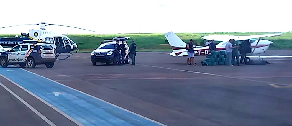 3,7 toneladas de cocaína foram apreendidas em menos de uma semana em MT