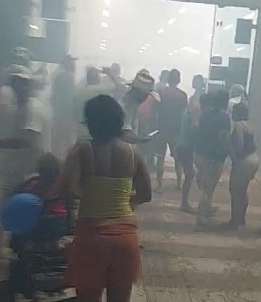 Aerossol causa explosão em supermercado e deixa criança ferida em Rondonópolis