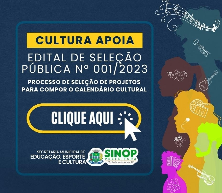 Prefeitura lança edital 'Cultura Apoia' para seleção de projetos