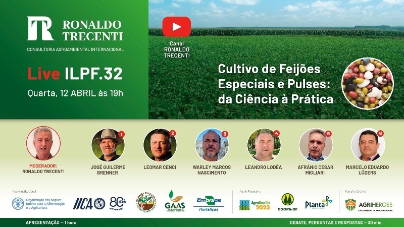 APROFIR participa de Live com o tema 'Cultivo de Feijões Especiais e Pulses: da Ciência e Prática'