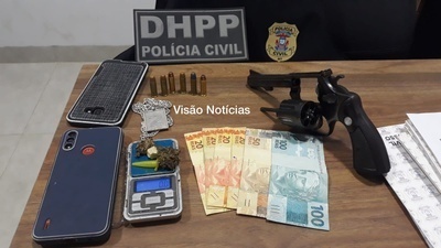DHPP de Sinop apreende arma e droga durante investigação de homicídios