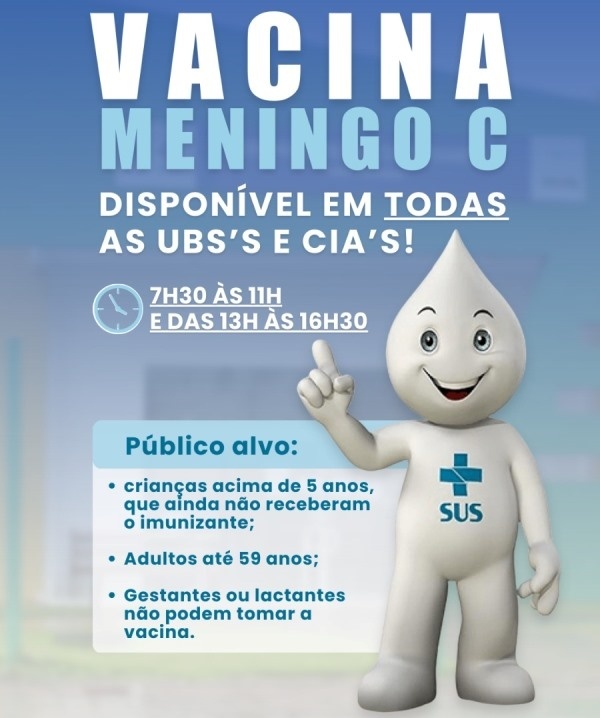 Meningo C: Vacina está disponível para crianças e adultos