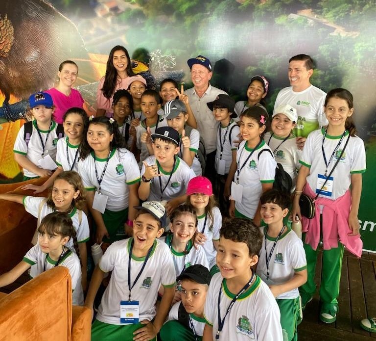 Mais de 500 alunos visitaram estande da Prefeitura de Sinop na Norte Show 2023