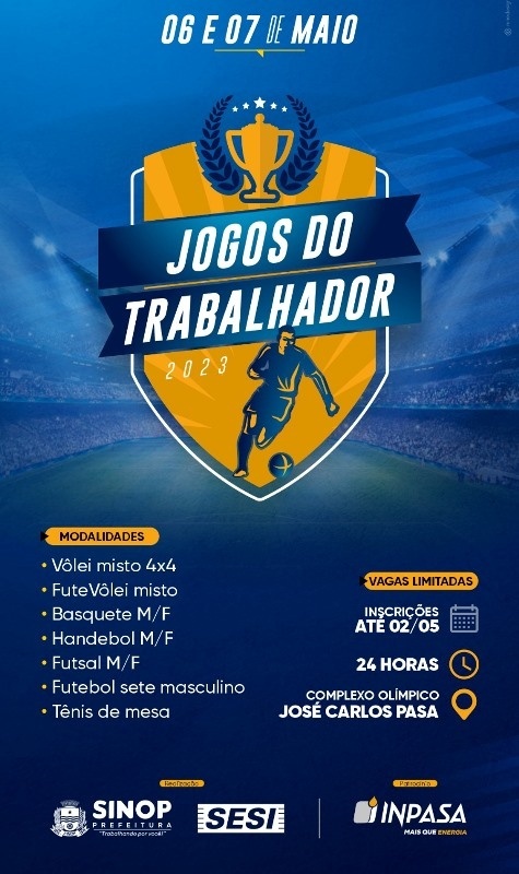Abertas inscrições para os Jogos do Trabalhador 2023