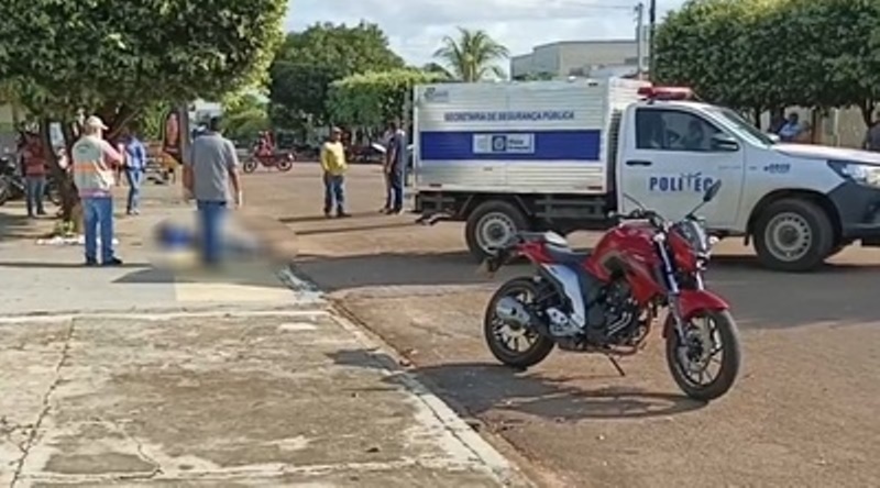 Homem morre depois de acidente entre motos no Jd. Paulista
