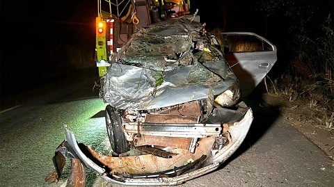 Capotamento resulta na morte de duas mulheres em rodovia