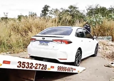 Sinop: Carro roubado de empresa é localizado abandonado