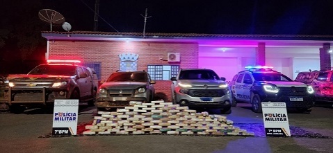 Ação integrada prende cinco pessoas e apreende 90 quilos de drogas