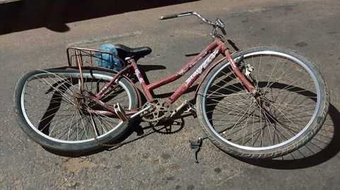 Carreta atinge e mata ciclista em Sinop