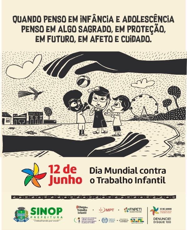 Prefeitura faz ações de conscientização contra o trabalho infantil em Sinop