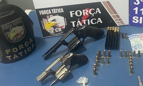 Homem é preso com armas e munições em Sinop