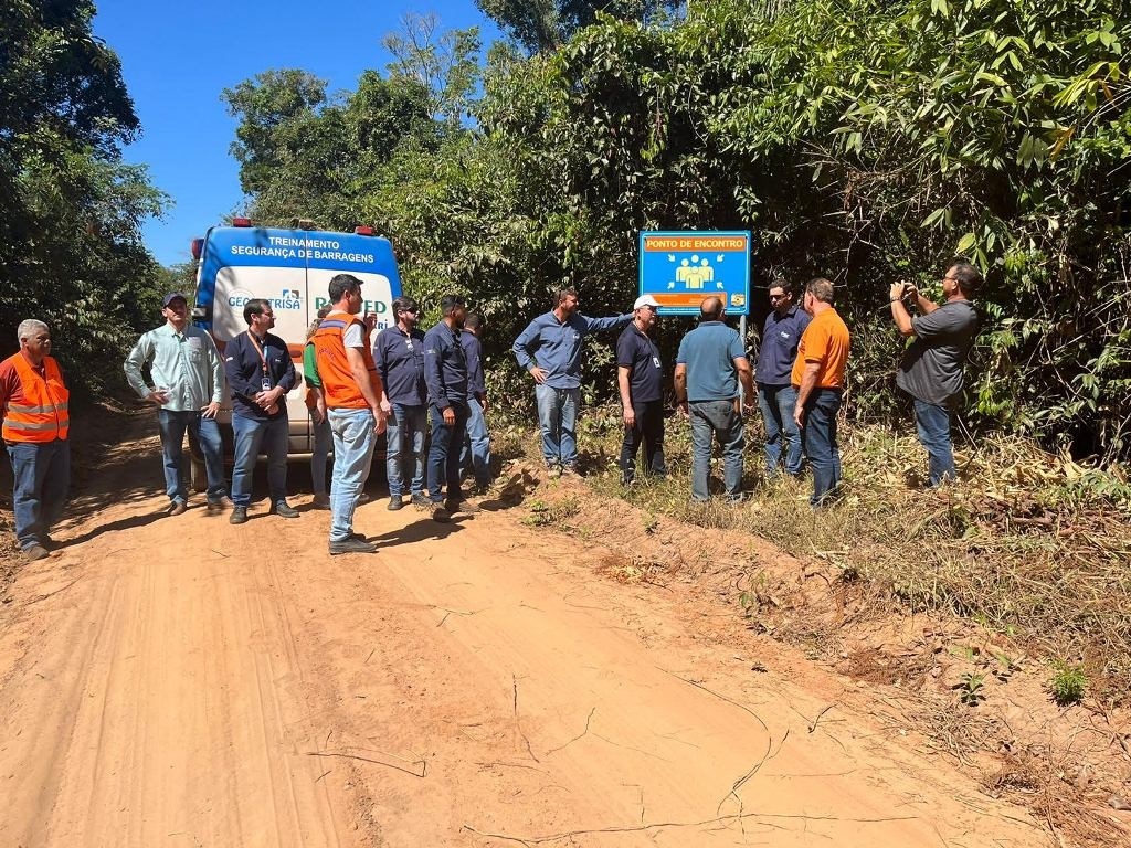 Simulado de emergência da barragem da UHE Sinop orienta colaboradores e população