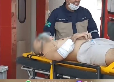 Sinop: Bombeiros socorrem jovem baleado no tórax