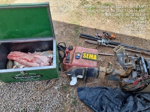 Homem é multado em mais de R$ 5 mil após ser flagrado com carne de jacaré em MT