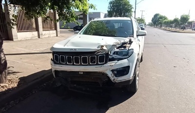 Sinop: Carro e caminhão se envolvem em colisão