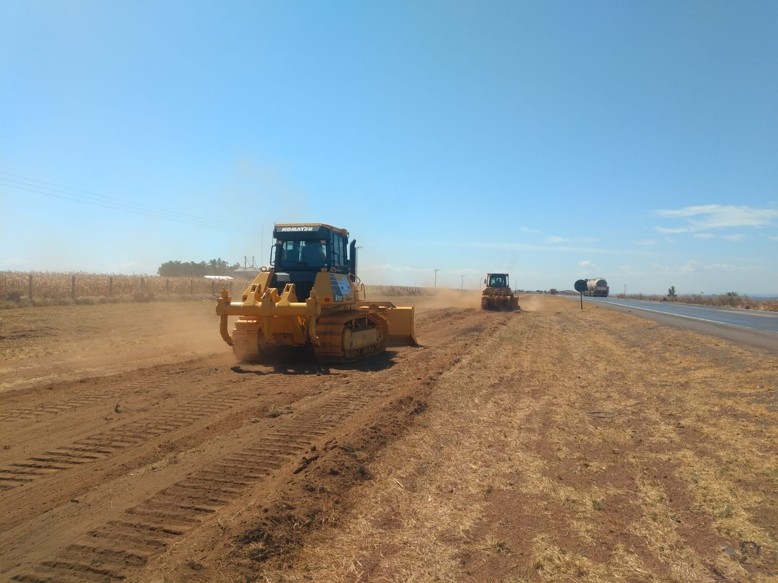 Iniciam obras de duplicação da BR-163