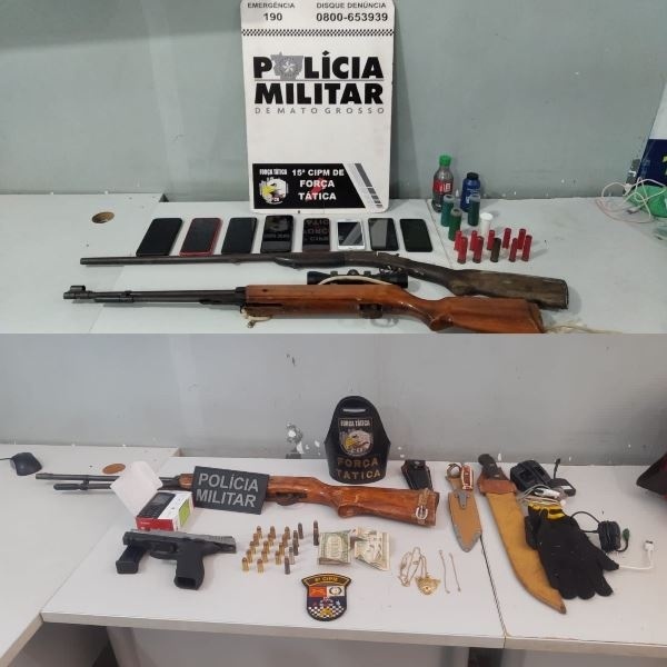 Polícia Militar prende seis homens após sequestro e roubo de gado