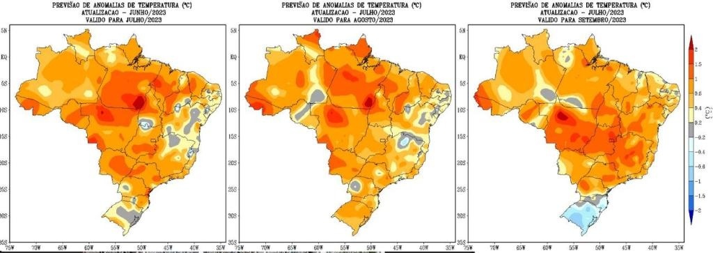 Previsão é de dois graus acima da média em MT com alerta para consumo de energia