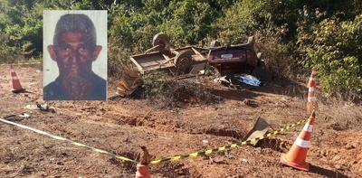 Homem morre em capotamento de veículo na MT-220 em Sinop
