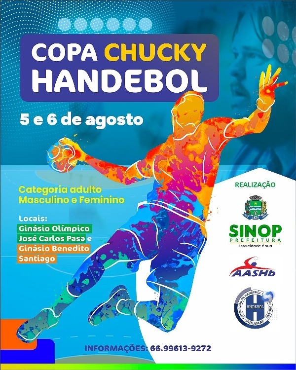 Prefeitura promove Copa Chucky de handebol com times do Estado