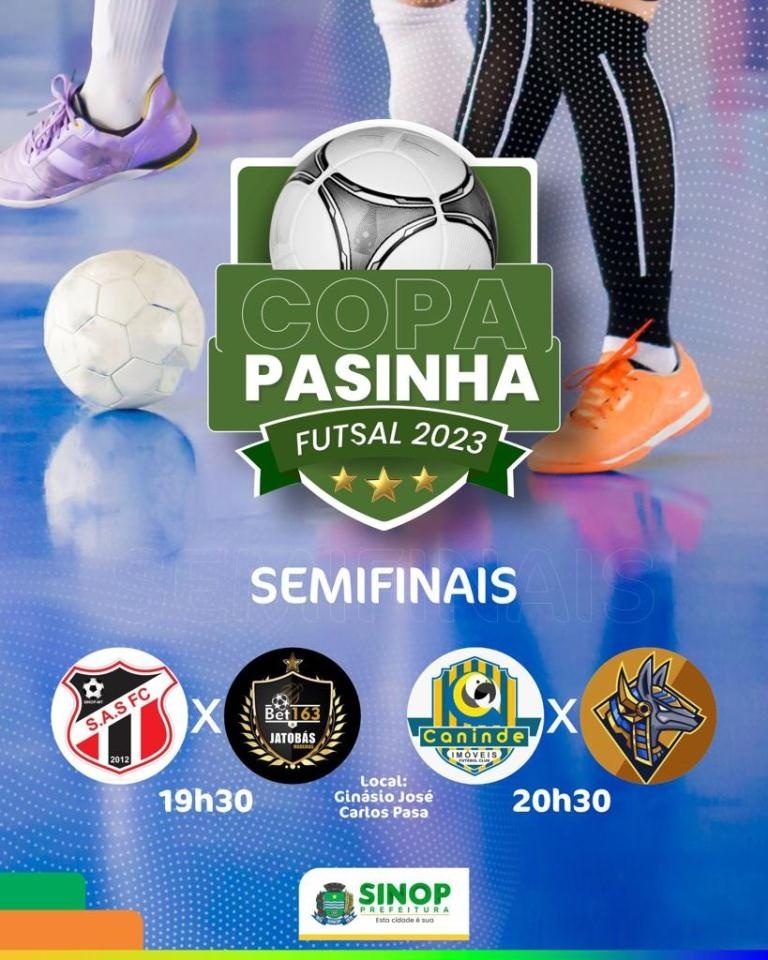 Jogos semifinais da Copa Pasinha ocorrem nesta quarta-feira (9) com grandes confrontos