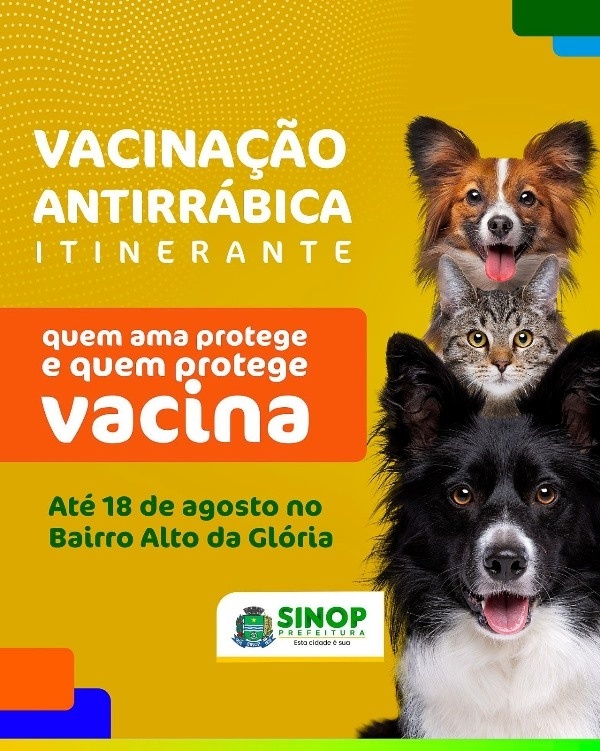 Atendimento itinerante da Campanha Antirrábica 2023 segue até sexta (18)